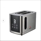 توستر نان مباشی مدل ME-TST104 با بدنه استیل و دکمه لمسی