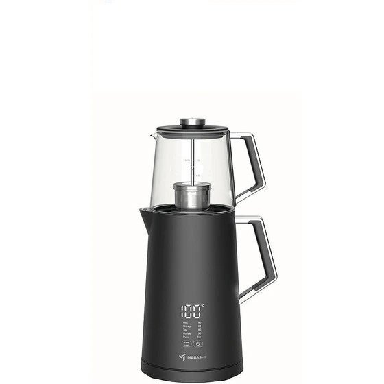 چای ساز مباشی مدل ME-TM304 ظرفیت ۱.۷ لیتر با کتری استیل